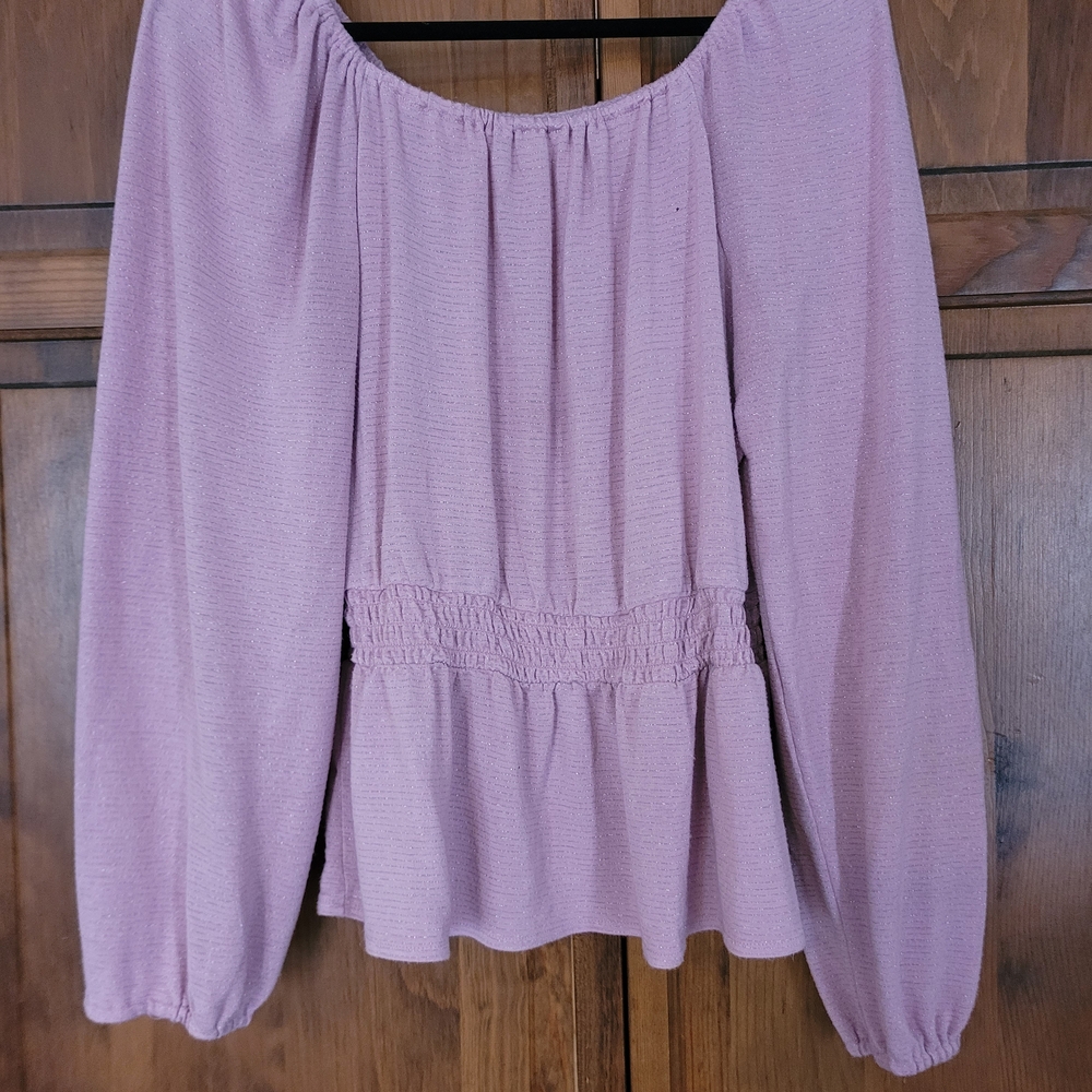 LC Lauren Conrad Mauve Blouse